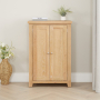 Cheshire Weathered Limed Oak Large Shoe Cupboard