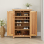 Cheshire Weathered Limed Oak Large Shoe Cupboard