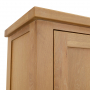 Cheshire Weathered Limed Oak Single Shaker Kitchen Pantry Cupboard