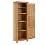 Cheshire Weathered Limed Oak Single Shaker Linen Storage Cupboard