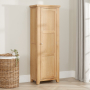 Cheshire Weathered Limed Oak Single Shaker Linen Storage Cupboard