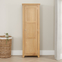 Cheshire Weathered Limed Oak Single Shaker Linen Storage Cupboard