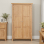 Cheshire Weathered Limed Oak Double Shaker Kitchen Pantry Cupboard