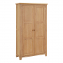 Cheshire Weathered Limed Oak Double Shaker Kitchen Pantry Cupboard