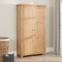 Cheshire Weathered Limed Oak Double Shaker Linen Cupboard