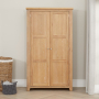 Cheshire Weathered Limed Oak Double Shaker Linen Cupboard