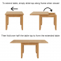 Cheshire Weathered Limed Oak Flip Top Dining Table + 2 Scoop Chair Set