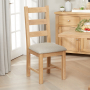 Cheshire Weathered Limed Oak Flip Top Dining Table + 2 Ladder Back Chair Set