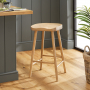 Cheshire Weathered Solid Oak Counter Bar Stool