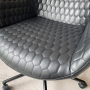 Milo Black Faux Leather Office Chair