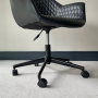 Milo Black Faux Leather Office Chair