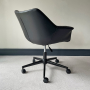 Milo Black Faux Leather Office Chair