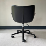 Milo Black Faux Leather Office Chair