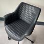 Milo Black Faux Leather Office Chair