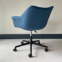 Milo Blue Velvet Office Chair