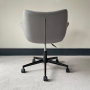 Milo Grey Velvet Office Chair