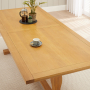 Solid Oak Refectory Dining Table – 2.4m Length – Seats 8 to 10