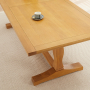 Solid Oak Refectory Dining Table – 2.4m Length – Seats 8 to 10