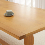 Solid Oak Refectory Dining Table – 2.4m Length – Seats 8 to 10