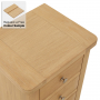 Marbury Oak 3 Drawer Bedside Table