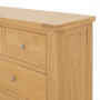 Marbury Oak 3 over 4 Drawer Wide Chest