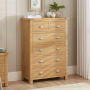 Marbury Oak 2 over 4 Drawer Chest