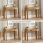 Marbury Oak 2 Drawer Dressing Table Set with Mirror