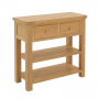 Marbury Oak 2 Drawer Hall Console Table