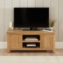 Marbury Oak Widescreen TV Unit Stand – Up to 60” TV Size