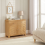 Marbury Oak Medium 2 Door 2 Drawer Sideboard