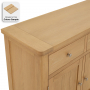 Marbury Oak Large 3 Drawer 3 Door Sideboard