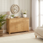 Marbury Oak Large 3 Drawer 3 Door Sideboard