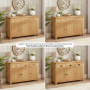 Marbury Oak Large 3 Drawer 3 Door Sideboard