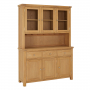 Marbury Oak Large Glazed Dresser Sideboard