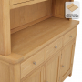 Marbury Oak Large Glazed Dresser Sideboard