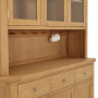 Marbury Oak Large Glazed Dresser Sideboard