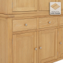 Marbury Oak Triple Kitchen Larder Pantry Cupboard