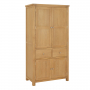 Marbury Oak Double Kitchen Larder Pantry Cupboard