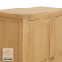 Marbury Oak Double Kitchen Larder Pantry Cupboard