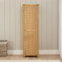 Marbury Oak Single Shaker Linen Cupboard