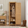 Marbury Oak Single Shaker Linen Cupboard