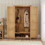 Marbury Oak Double Hallway Coat & Shoe Cupboard