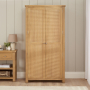 Marbury Oak Double Hallway Coat & Shoe Cupboard