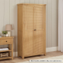 Marbury Oak Double Hallway Coat & Shoe Cupboard