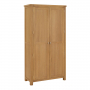 Marbury Oak Double Shaker Kitchen Pantry Cupboard