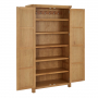 Marbury Oak Double Shaker Kitchen Pantry Cupboard