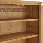 Marbury Oak Double Shaker Kitchen Pantry Cupboard