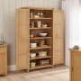 Marbury Oak Double Shaker Kitchen Pantry Cupboard