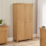 Marbury Oak Double Shaker Kitchen Pantry Cupboard