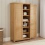 Marbury Oak Double Shaker Linen Cupboard